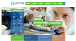 Desktop Screenshot of ekoteks.com
